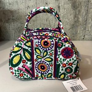 Vera Bradley 3 Compartment Cosmetic / Jewelry Bag Viva La Vera 3 to Get Ready